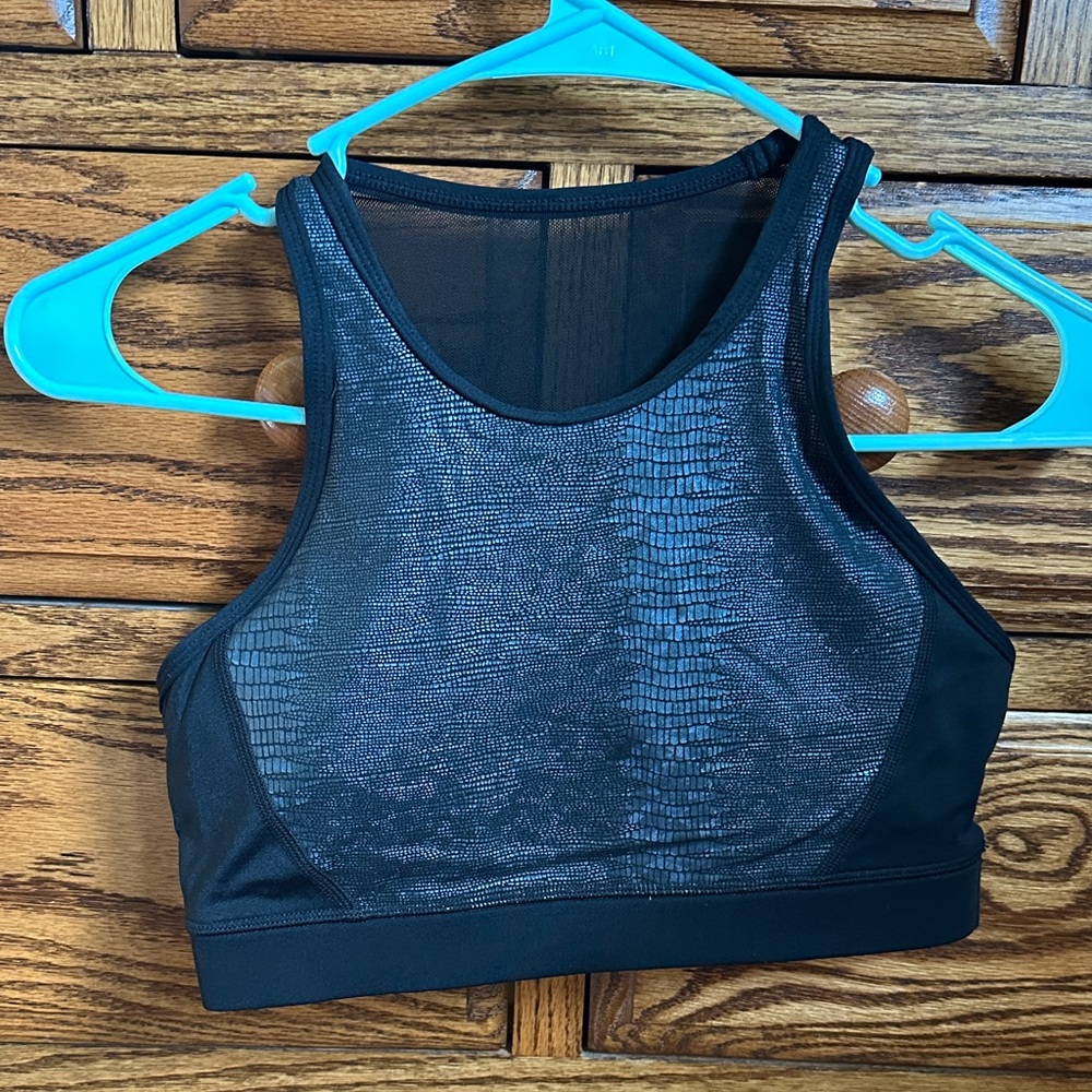 ZYIA Black Mesh Sports Bra KAKADU